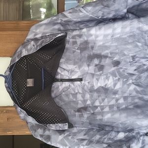 Champion gray print lightweight pullover....